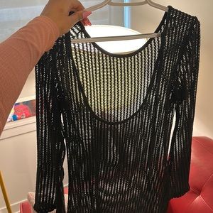 Black Beach Cover Up